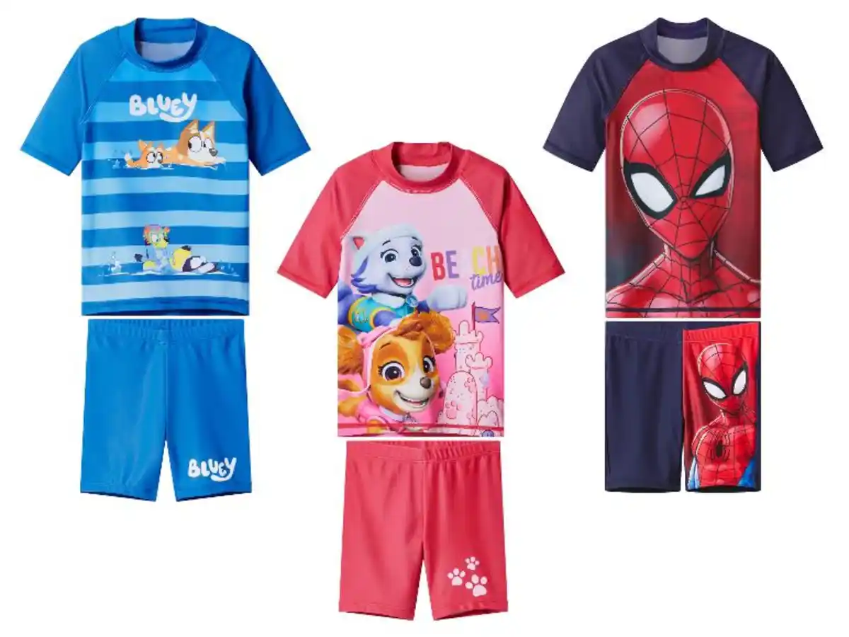 Bild 1 von Kleinkinder-UV-Schwimmset »Bluey / Paw Patrol / Spiderman«, 2-teilig