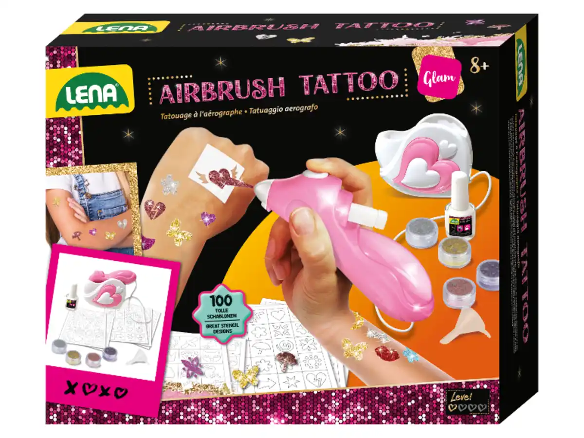 Bild 1 von LENA Airbrush Tattoo Studio, Faltschachtel