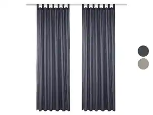 LIVARNO home Vorhangschal-Set, 2 Stück, 135 x 240 cm