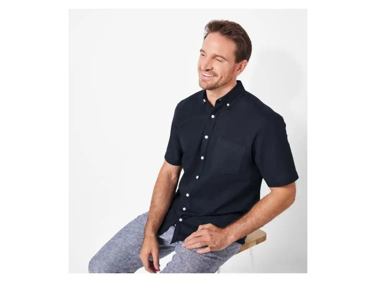 Bild 2 von LIVERGY® Herren Leinenhemd, aus luftig-leichter Qualität