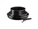 Bild 1 von Tefal Ingenio Essential 4-teiliges Topf- und Pfannenset, abnehmbarer Griff, Antihaftversiegelung, stapelbar »L1539632«""