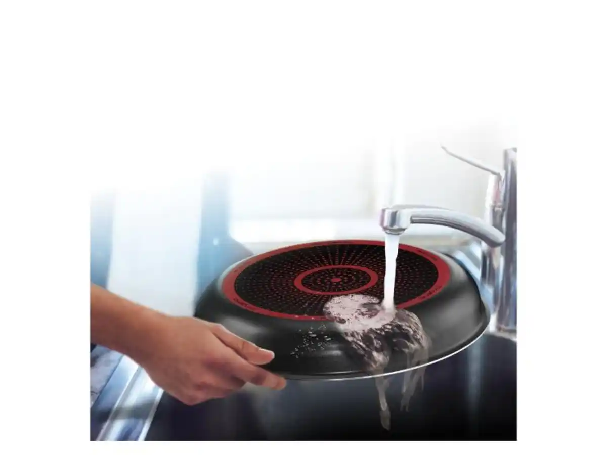 Bild 3 von Tefal Ingenio Essential 4-teiliges Topf- und Pfannenset, abnehmbarer Griff, Antihaftversiegelung, stapelbar »L1539632«""