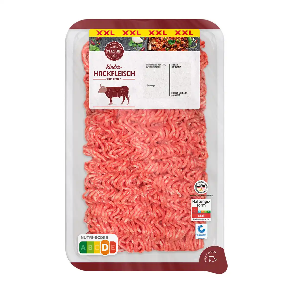 Bild 1 von MEINE METZGEREI Rinderhackfleisch XXL