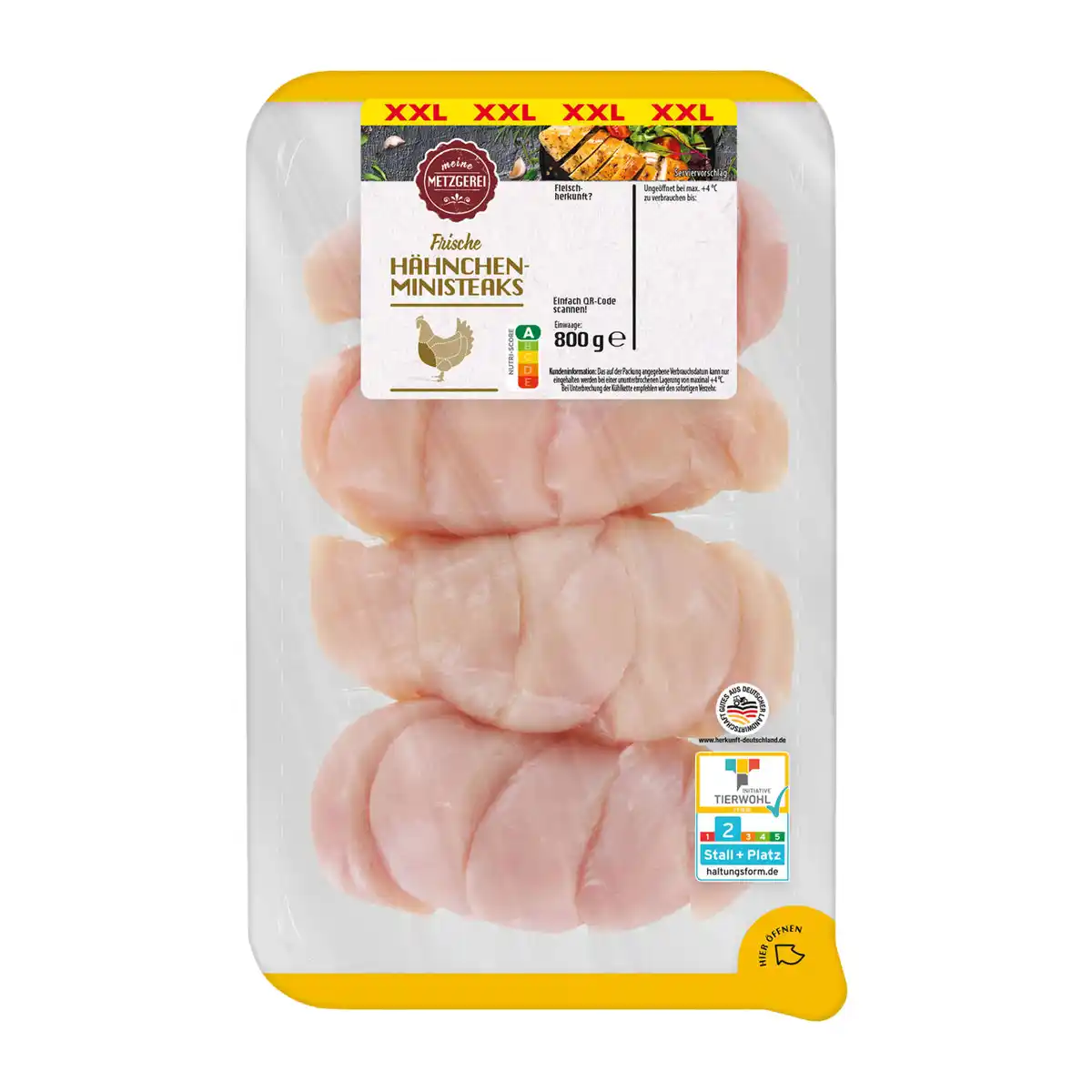 Bild 1 von MEINE METZGEREI Hähnchen-Ministeaks XXL