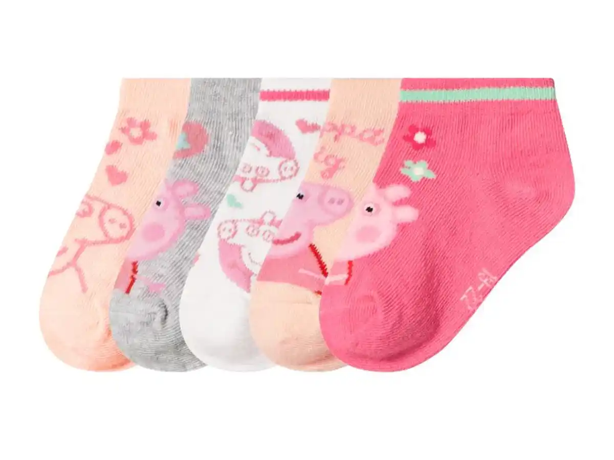 Bild 2 von Kinder Sneakersocken, 5 Paar