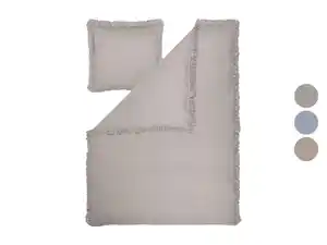 LIVARNO® Mikrofaser-Satin-Bettwäsche, 155 x 220 cm
