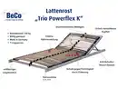 Bild 2 von BeCo BeCo 7-Zonen Luxus-Lattenrost »Trio Powerflex«, verstellbar