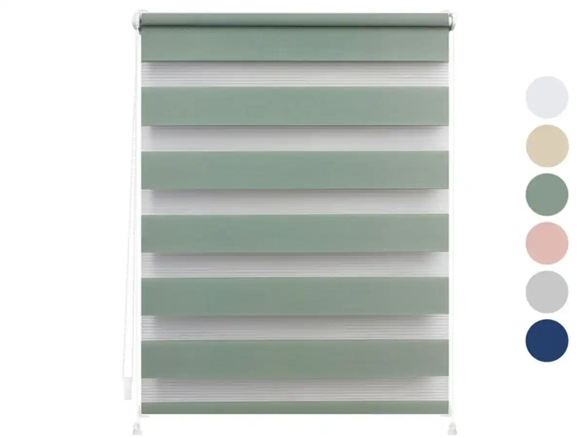 Bild 1 von Lichtblick Duo-Rollo Klemmfix, ohne Bohren, verspannt, blickdicht, ab 45 x 150 cm