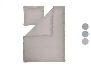 LIVARNO® Mikrofaser-Satin-Bettwäsche, 135 x 200 cm