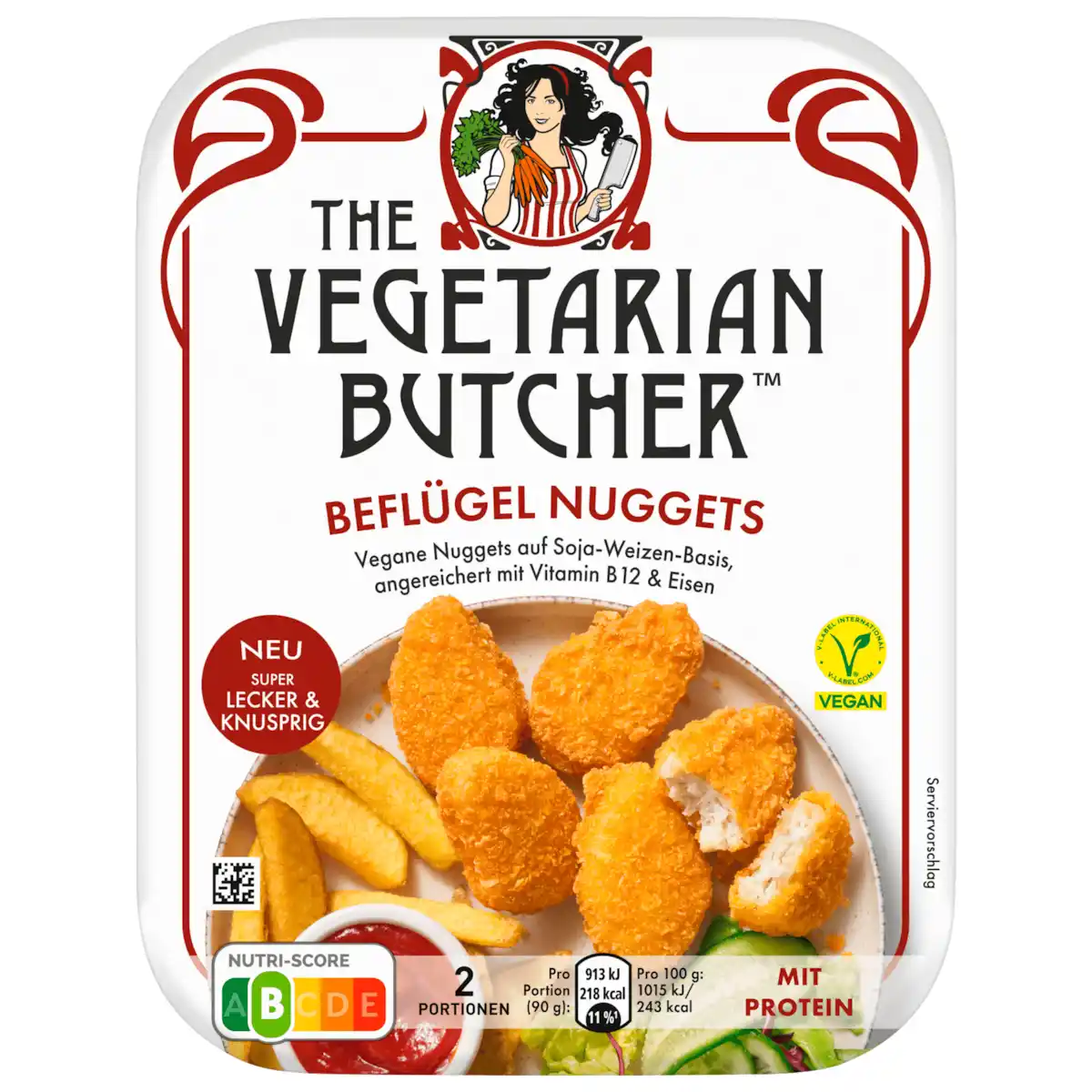 Bild 1 von The Vegetarian Butcher Vegane Beflügel-Nuggets 180g