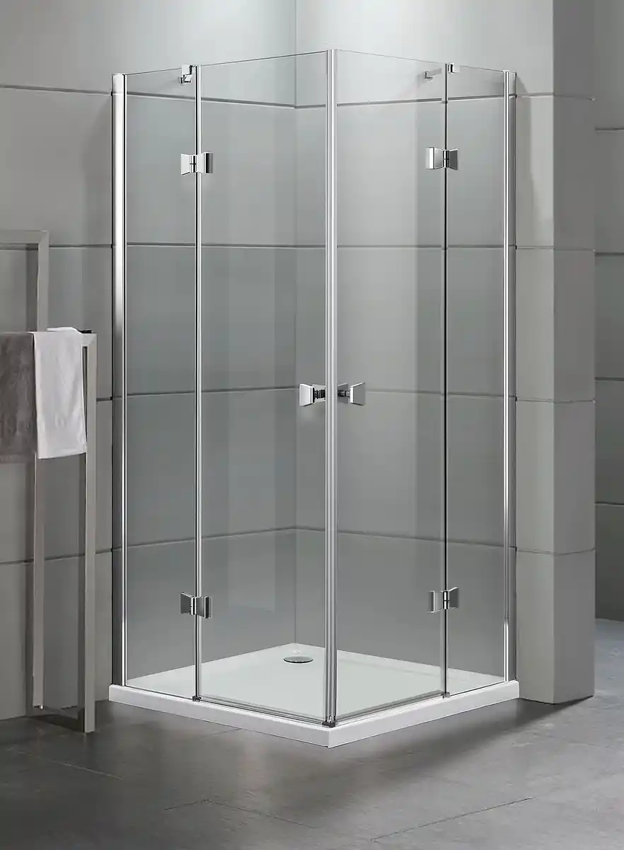 Bild 1 von Primaster Dusch-Eckeinstieg-Tür Easy-6 Open 90 x 90 cm Klarglas chrom