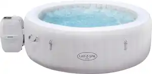 Bestway LED Whirlpool Outdoor für 6 Personen Lay-Z-Spa Paris AirJet Ø 196 x 66 cm