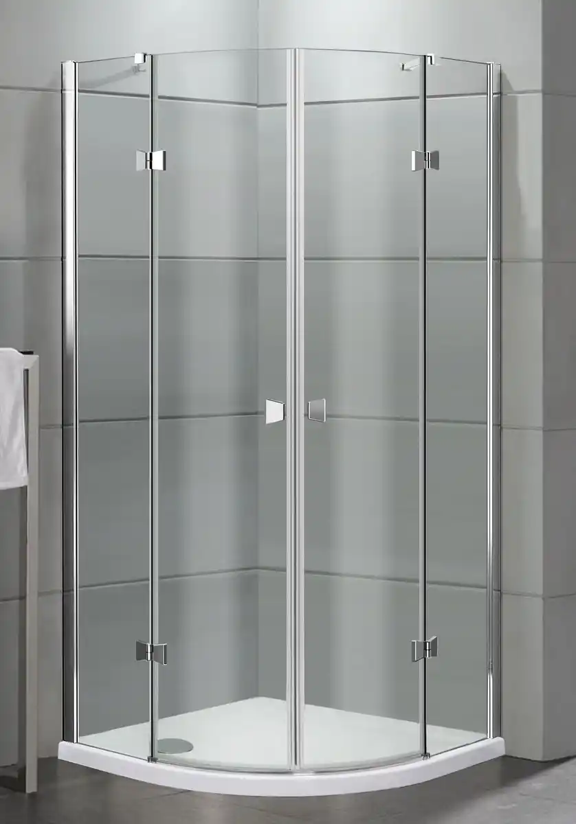 Bild 1 von TrendLine Runddusche Easy-6 Open Drehtür 90 x 90 cm Klarglas chrom