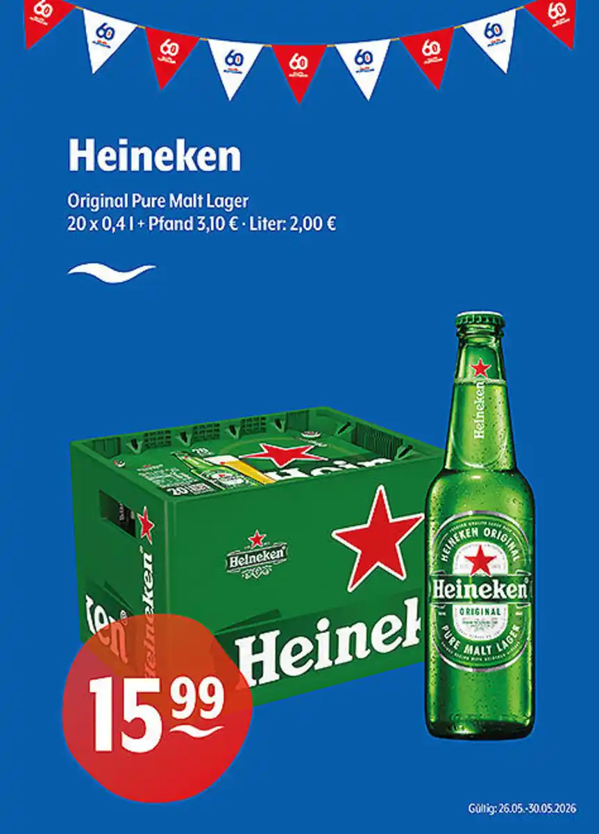 Bild 1 von Heineken Original Pure Malt Lager