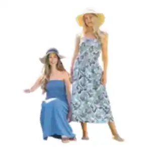 Viskose-Maxi-Kleid