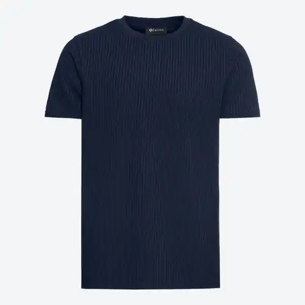 Bild 2 von Herren-T-Shirt in Seersucker-Optik