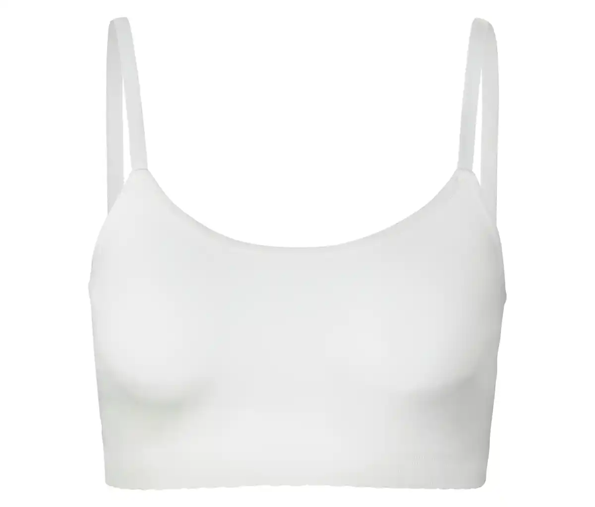 Bild 1 von Seamless-Bustier mit Spitze, weiß