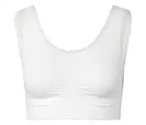 Seamless-Bustier, weiß