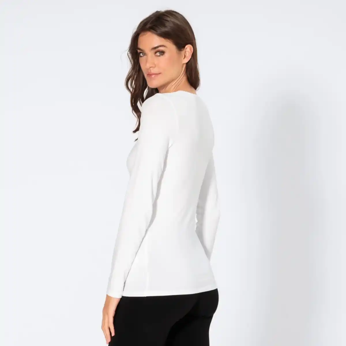 Bild 4 von Damen-Langarmshirt mit Rundhalsausschnitt