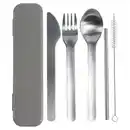 Bild 1 von CROFTON Camping-Besteck-Set, Grau