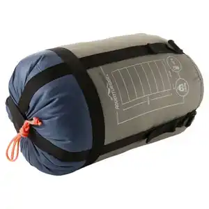 ADVENTURIDGE Leichter Schlafsack, Mumienschlafsack links, Grau