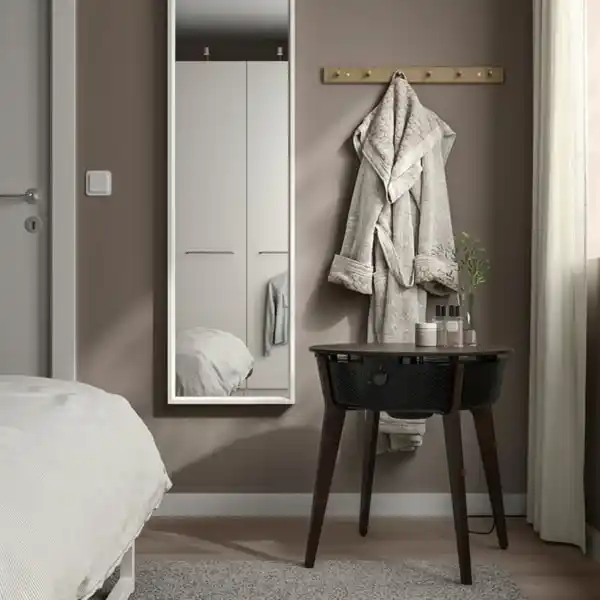 Bild 3 von STARKVIND Tisch mit Luftreiniger, Zusatzgasfilter gebeiztes Eichenfurnier/dunkelbraun