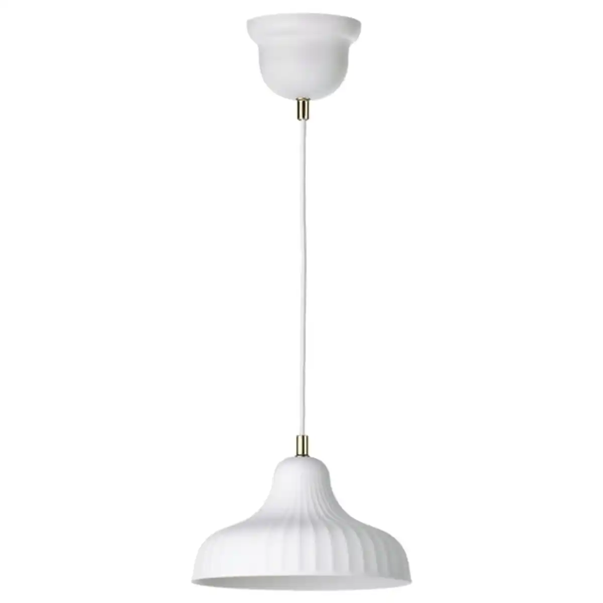 Bild 1 von SKIVTOFS Hängeleuchte, elfenbeinweiß/Keramik, 24 cm