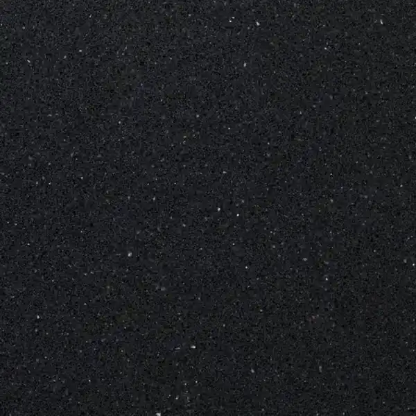 Bild 3 von KASKER Maßarbeitsplatte, schwarz Steinmuster/Quarzkomposit, 1 m²x2.0 cm