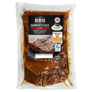 BBQ Schweine-Sommersteaks gewürzt 600 g
