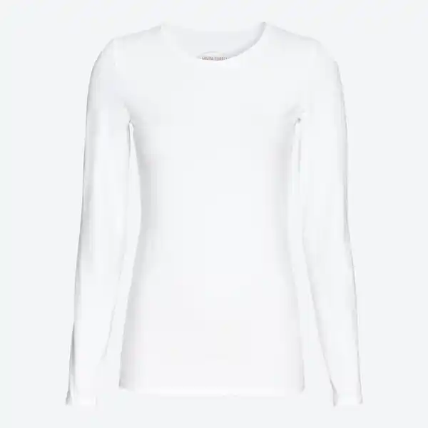 Bild 3 von Damen-Langarmshirt mit Rundhalsausschnitt