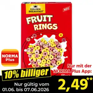 Golden Breakfast Fruit Rings