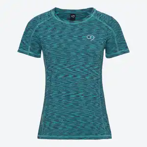 Damen-Funktions-T-Shirt im Space-Dye-Design