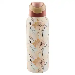 CROFTON Trinkflasche - "Sip your way", Beige Blume