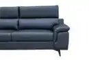 Bild 3 von 2tlg. Sofa-Set in Lederoptik - Schwarz
