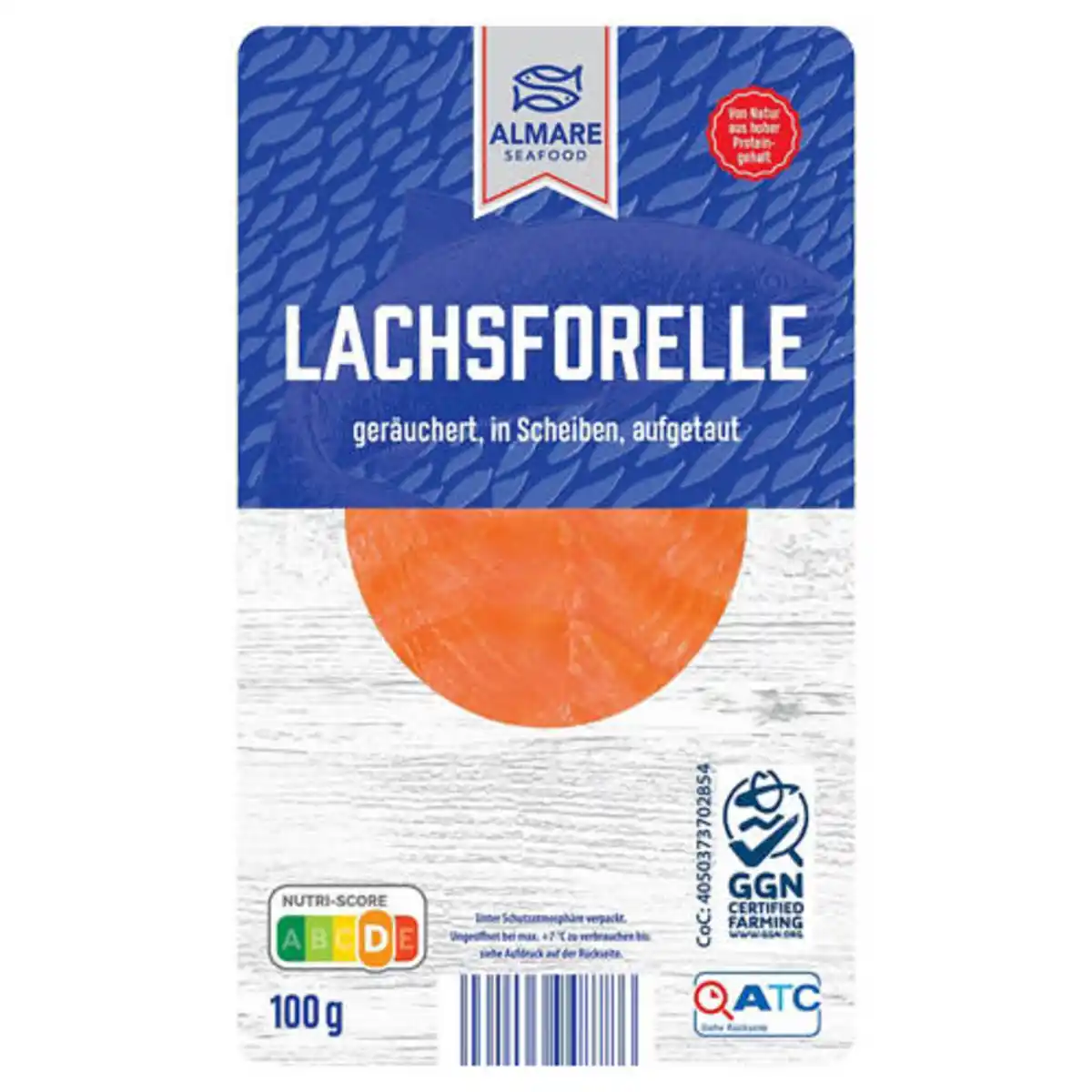 Bild 1 von ALMARE SEAFOOD Lachs-Vielfalt 100 g, Lachsforelle