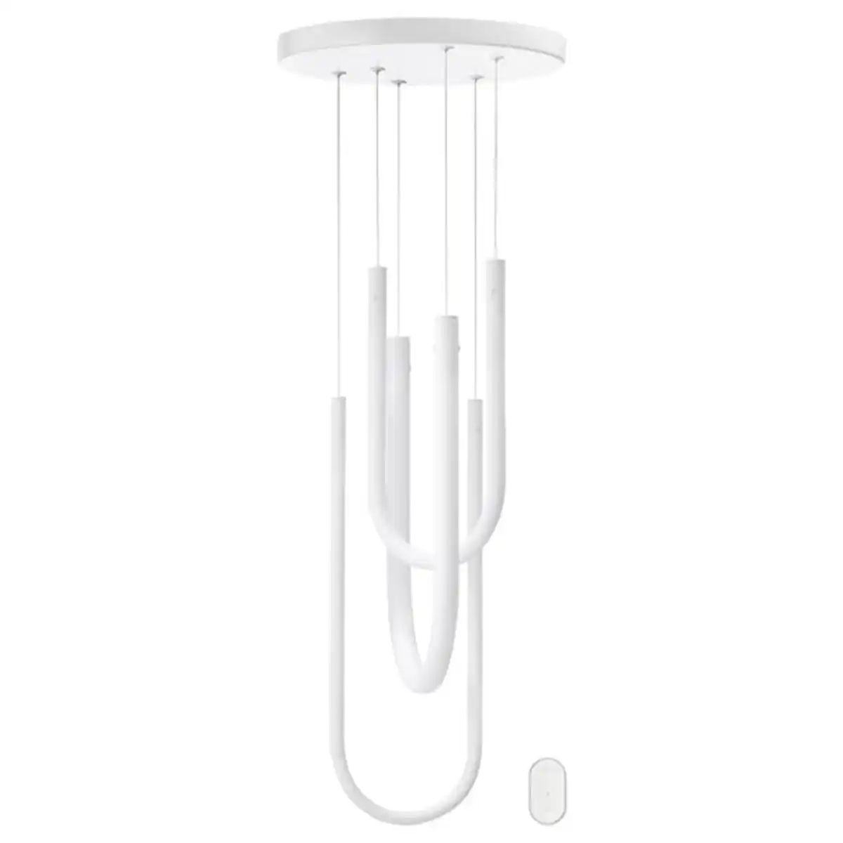 Bild 1 von VARMBLIXT LED-Hängeleuchte, dimmbar smart/weißes Glas Weißspektrum, 46 cm