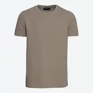 Herren-T-Shirt in Seersucker-Optik