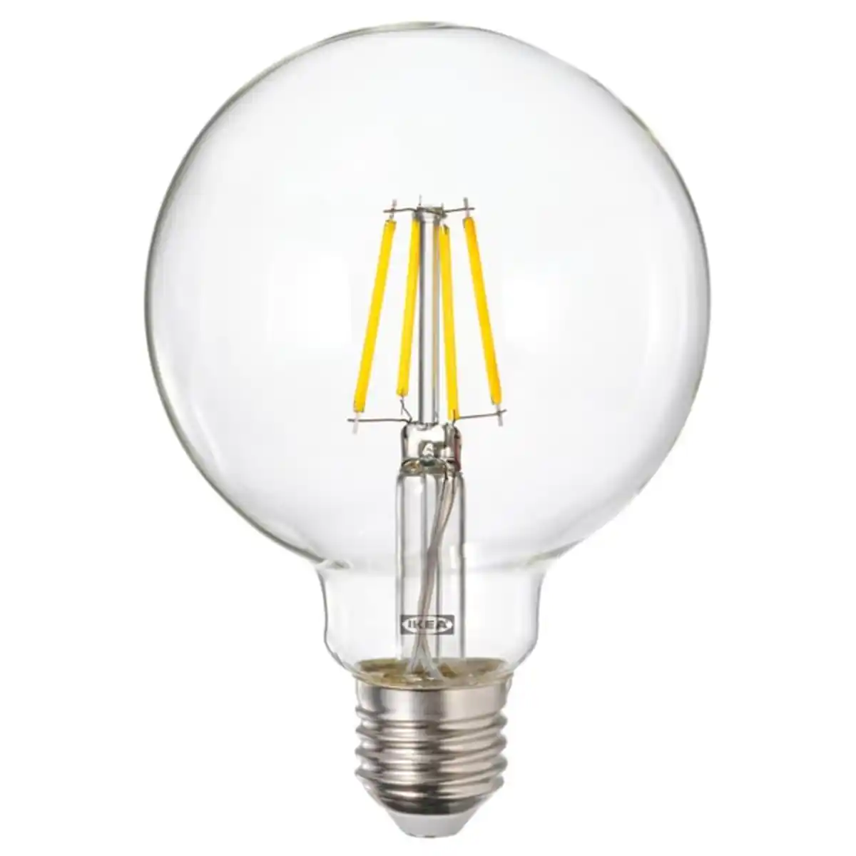 Bild 1 von LUNNOM LED-Leuchtmittel E27 470 lm, dimmbar/rund Klarglas, 95 mm