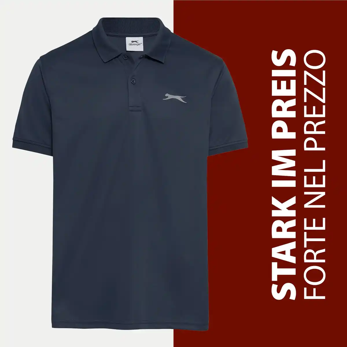 Bild 1 von Slazenger Herren-Funktions-Poloshirt mit Knopfleiste