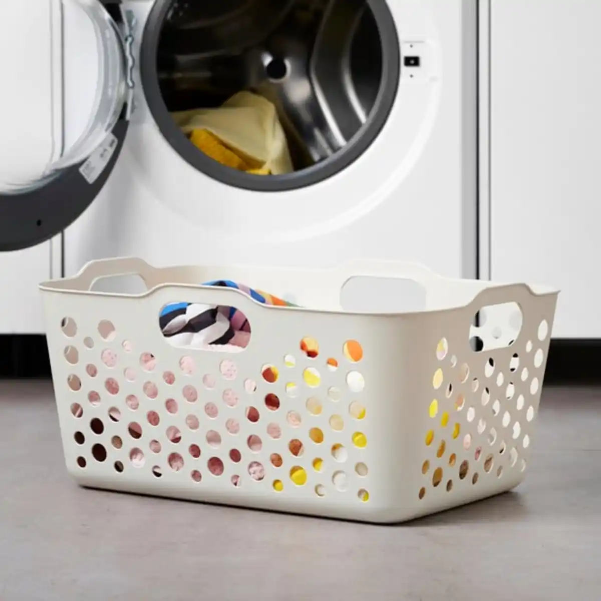 Bild 4 von SLIBB Wäschekorb, weiß, 38 l