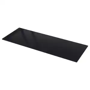 KASKER Maßarbeitsplatte, schwarz Steinmuster/Quarzkomposit, 1 m²x2.0 cm