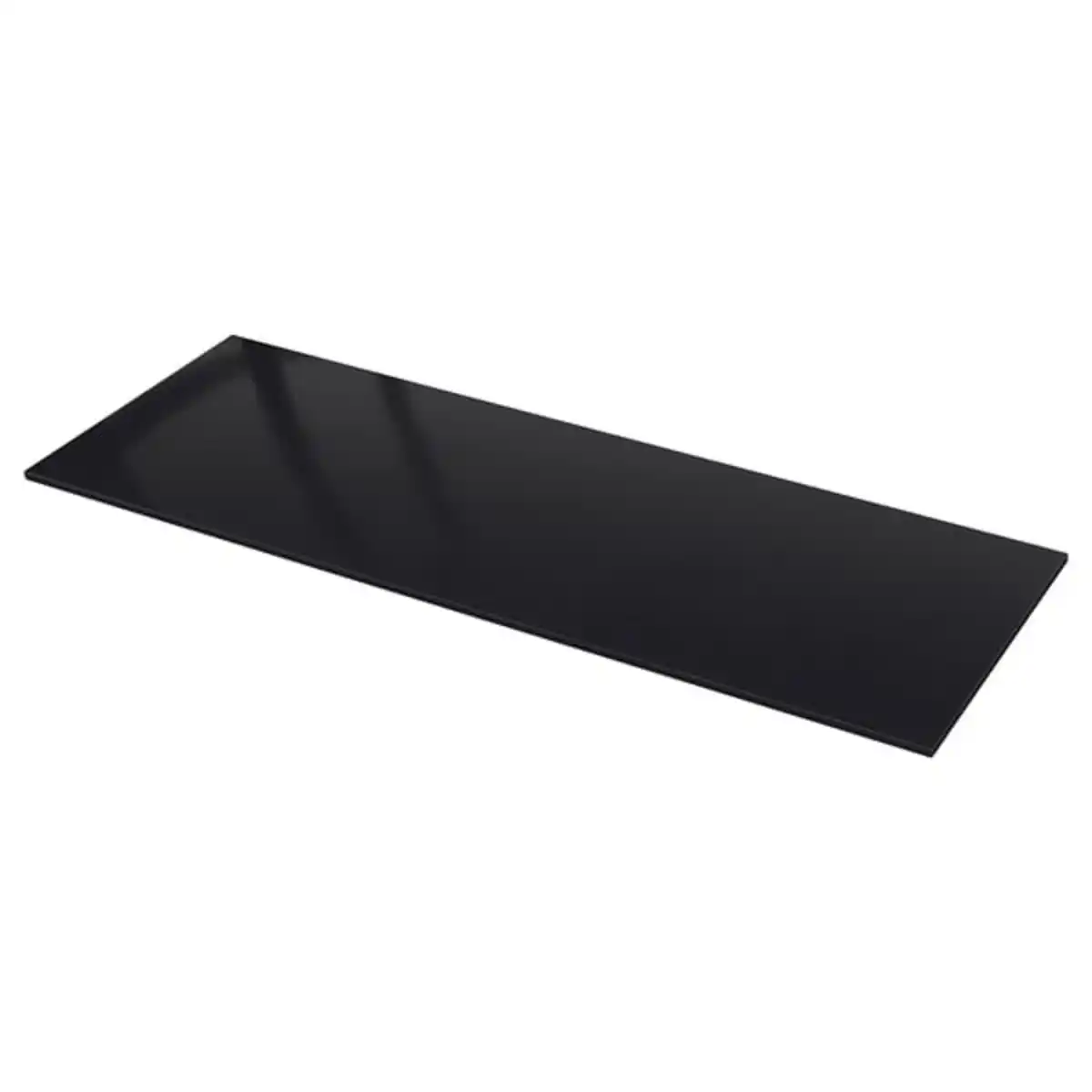 Bild 1 von KASKER Maßarbeitsplatte, schwarz Steinmuster/Quarzkomposit, 1 m²x2.0 cm