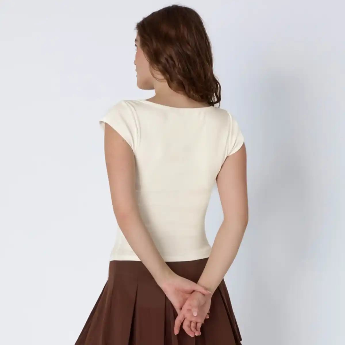 Bild 4 von Damen-T-Shirt mit Frontaufdruck