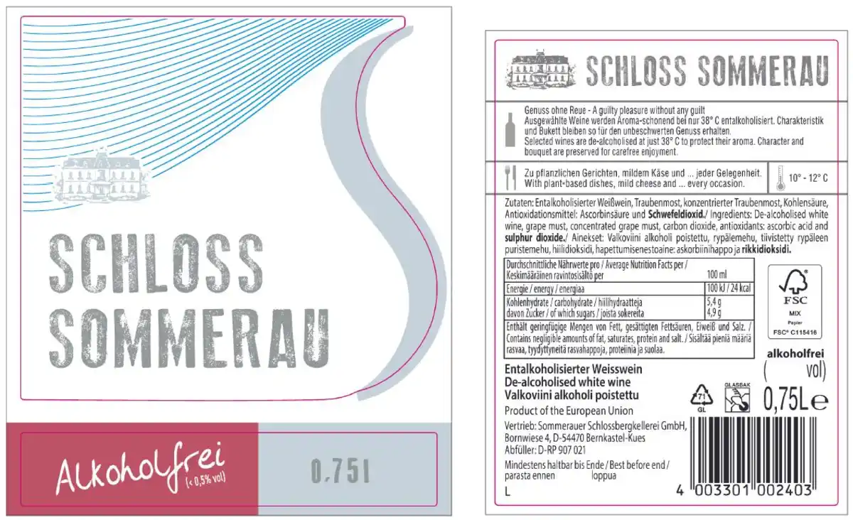 Bild 3 von alkoholfreier Weißwein 0,75l - 6er Karton