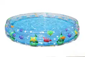 Bestway - Planschbecken Deep Dive Rund 183x33 cm Blau, 1 Stk