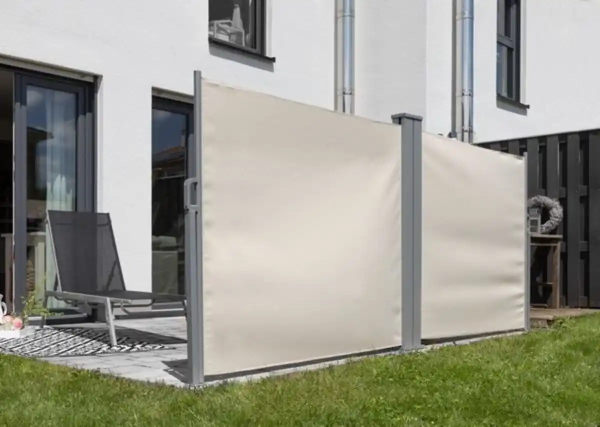 Bild 3 von Doppel - Seitenmarkise aus Polyester, ca. 6,0 x 1,5 m - Beige