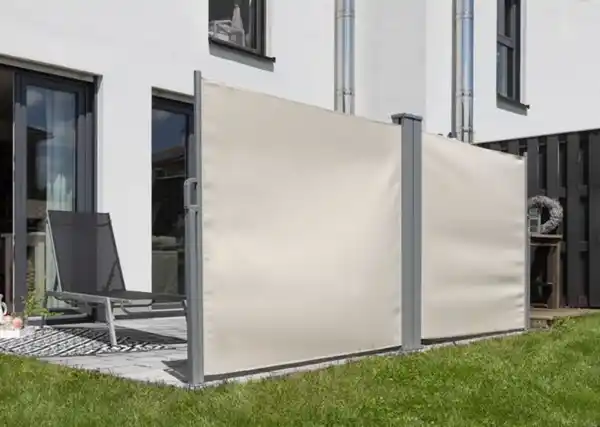 Bild 3 von Doppel - Seitenmarkise aus Polyester, ca. 6,0 x 1,5 m - Beige