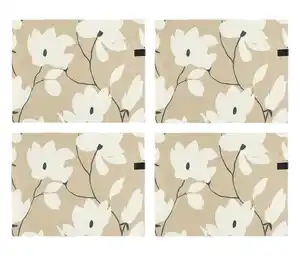 SCHÖNER WOHNEN-Kollektion, 4 Tischsets, sandfarben-floral