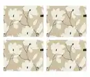 Bild 1 von SCHÖNER WOHNEN-Kollektion, 4 Tischsets, sandfarben-floral