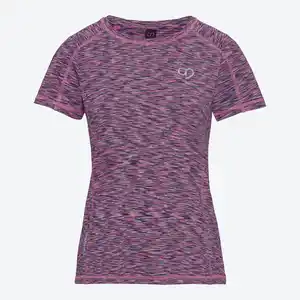 Damen-Funktions-T-Shirt im Space-Dye-Design